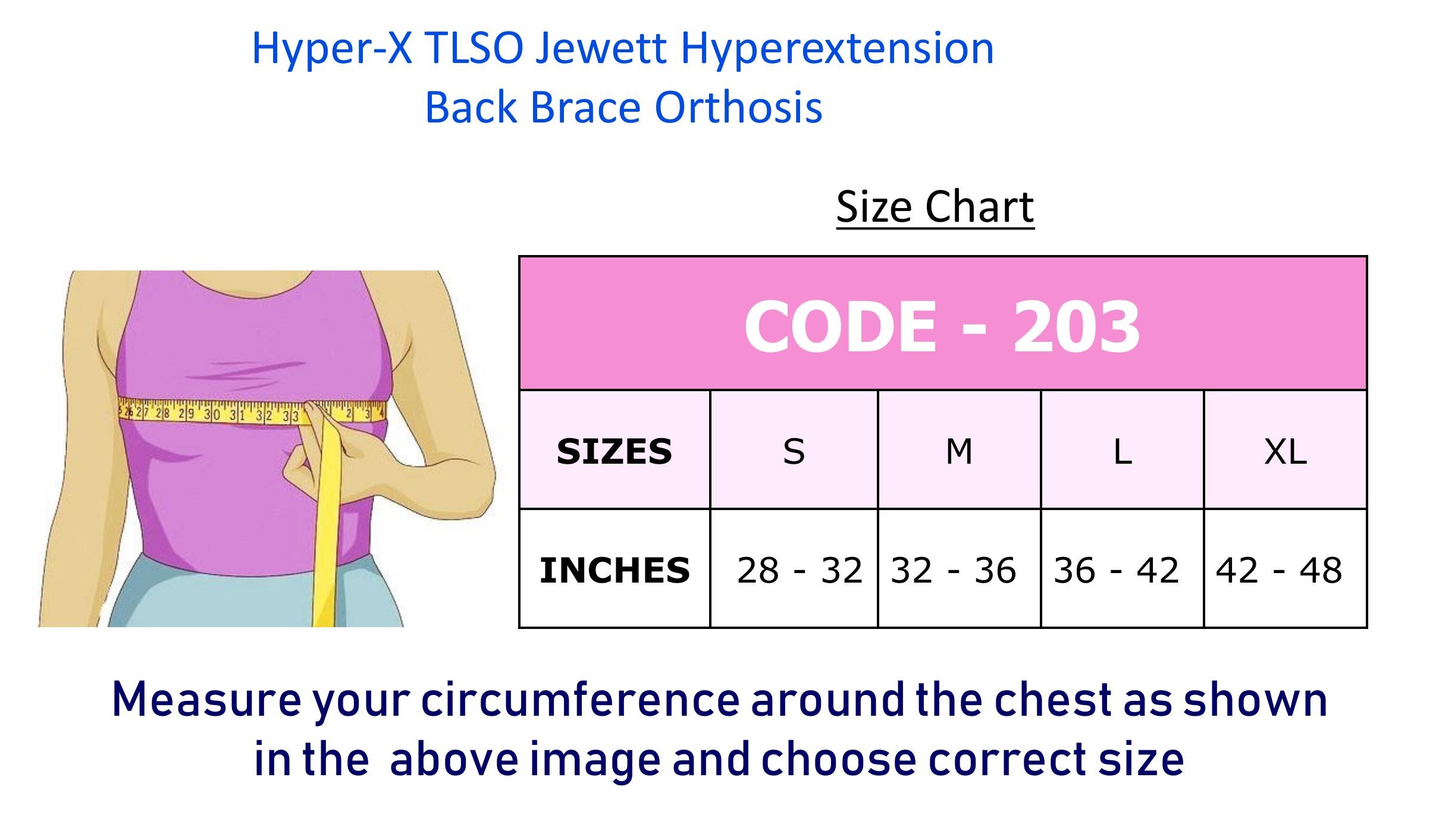 Jewett Brace, TLSO Thoracolumbosacral Orthotics - Image 2