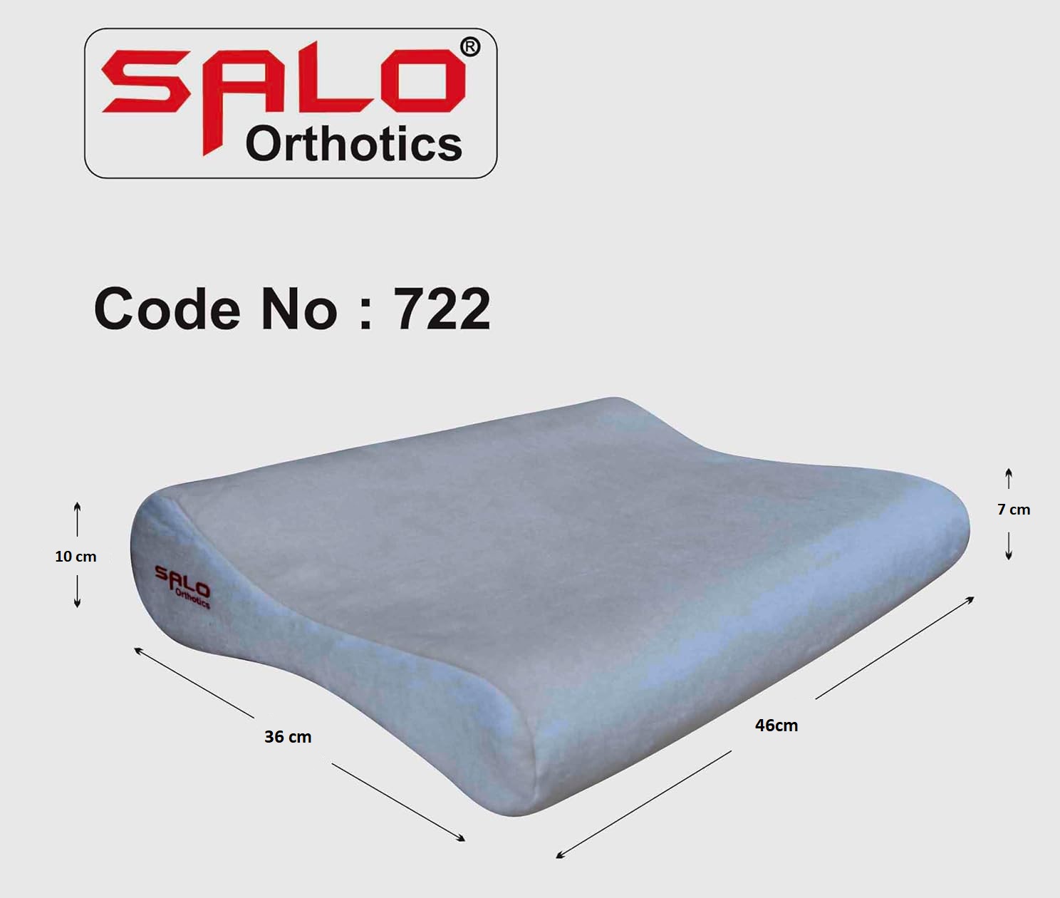 Double Contoured Cervical Pillow Memory Foam for Better Sleep - Image 3